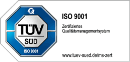 TÜV Zertifizierung ISO 9001