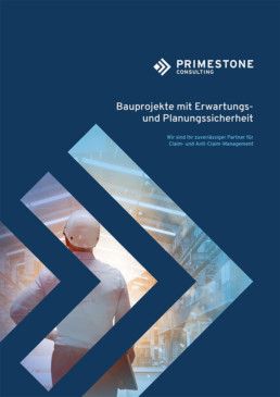 Nachtragsmanagement-Broschüre von Primestone Consulting (Cover)